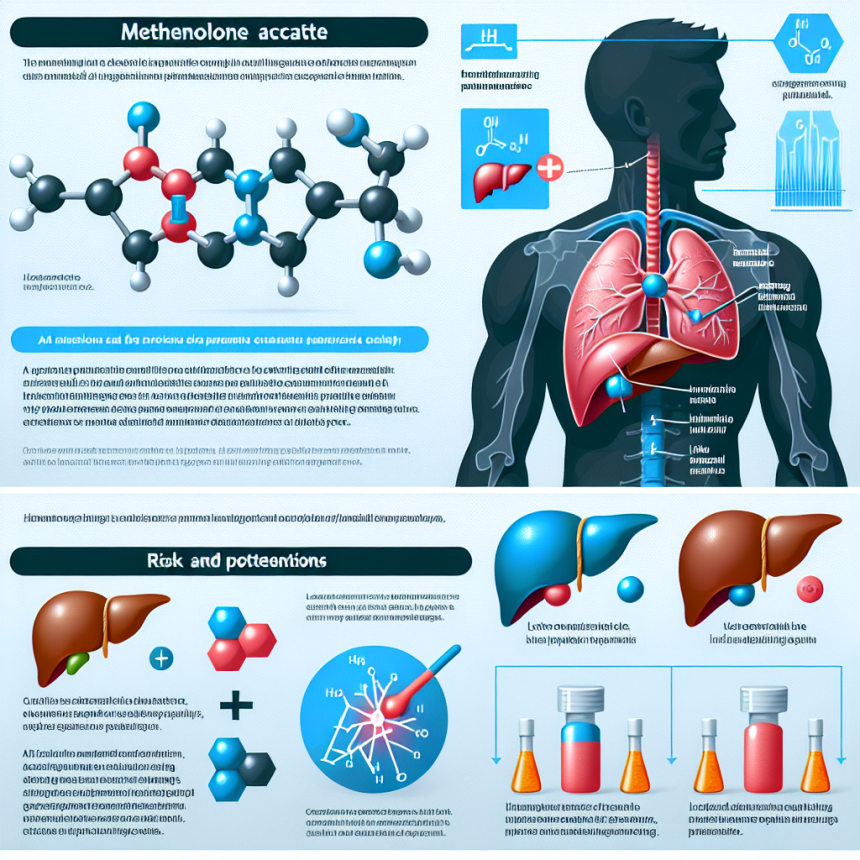 Acetato de metenolona y salud hepática: riesgos y cuidados