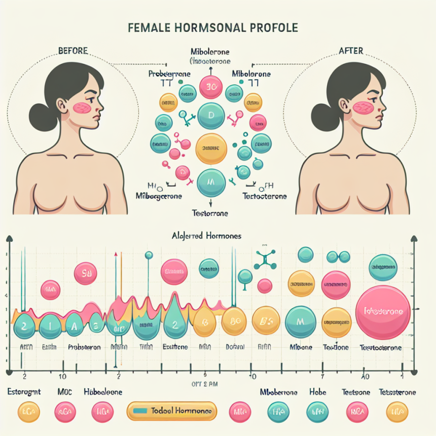Cómo afecta Mibolerone al perfil hormonal femenino