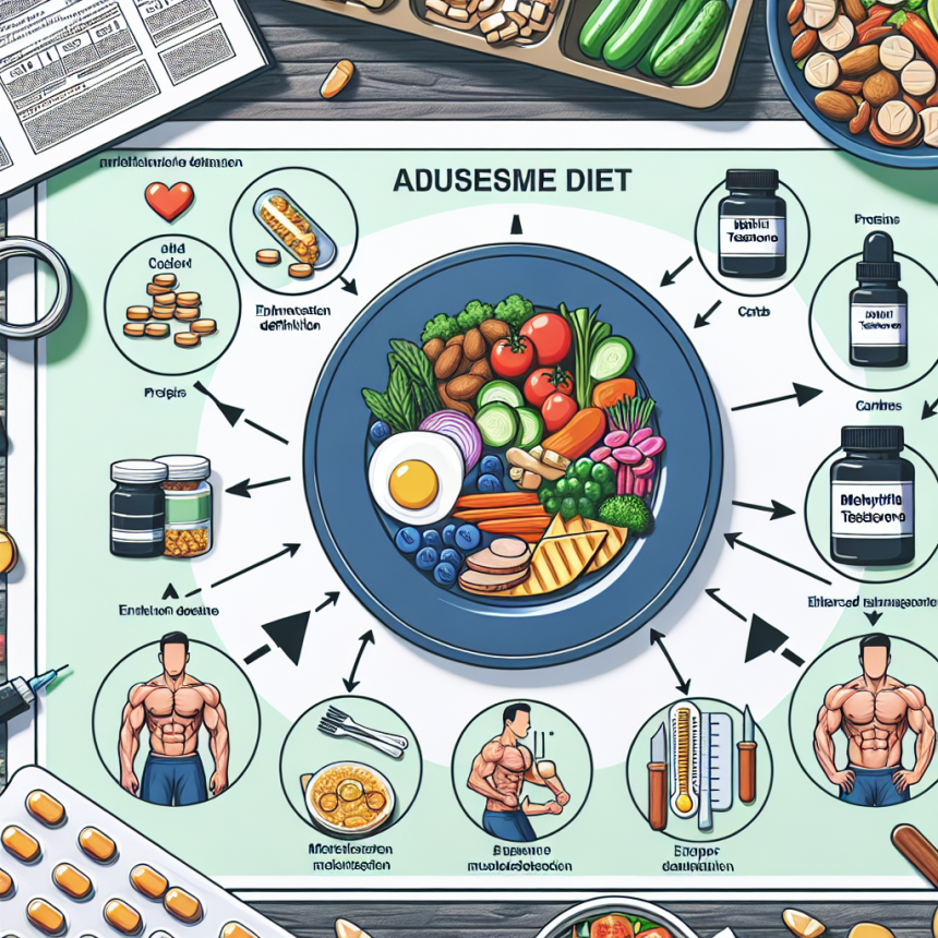 Cómo ajustar la dieta con Methyltestosterone para definición