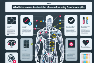 Qué biomarcadores revisar antes de usar Drostanolone pastillas