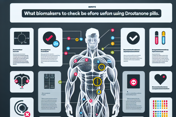 Qué biomarcadores revisar antes de usar Drostanolone pastillas