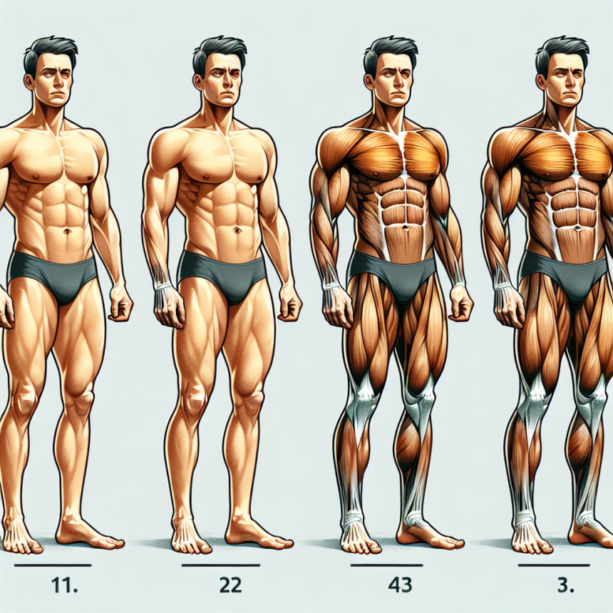 Qué cambios esperar en el tono muscular con Metandienona