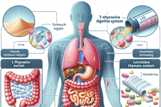 Cómo afecta L-Thyroxine Sodium/Levothyroxine Sodium (LT4 sodium) al sistema digestivo