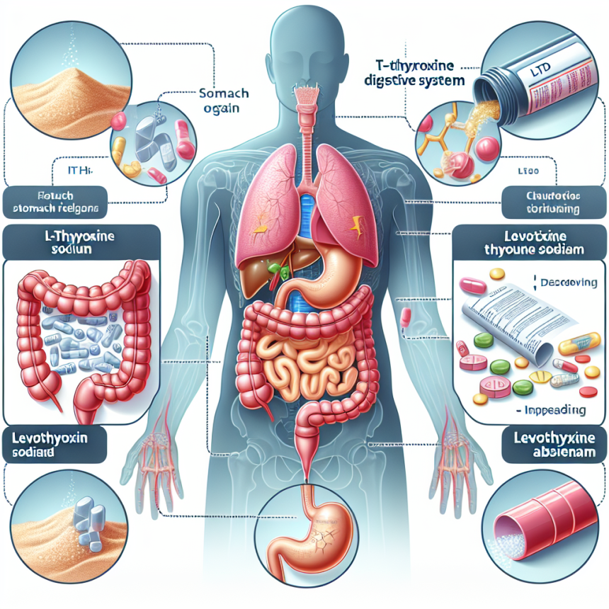 Cómo afecta L-Thyroxine Sodium/Levothyroxine Sodium (LT4 sodium) al sistema digestivo