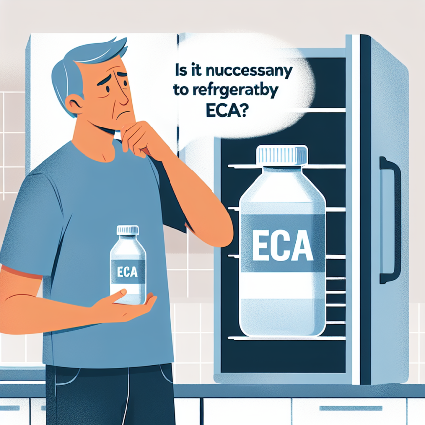 ¿Es necesario refrigerar ECA?