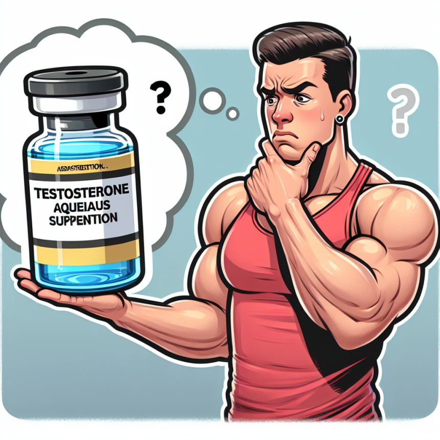 ¿Es seguro usar Suspensión acuosa de testosterona siendo principiante?
