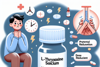 Qué ajustes hacer si L-Thyroxine Sodium/Levothyroxine Sodium (LT4 sodium) genera nerviosismo