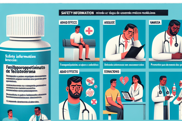 Qué hacer si aparecen efectos adversos con Fenilpropionato de testosterona