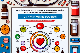 Qué parámetros vigilar en sangre al usar L-Thyroxine Sodium/Levothyroxine Sodium (LT4 sodium)