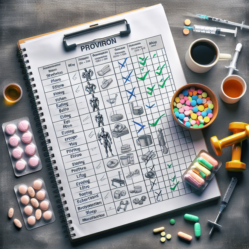 Cómo adaptar tu estilo de vida al usar Proviron