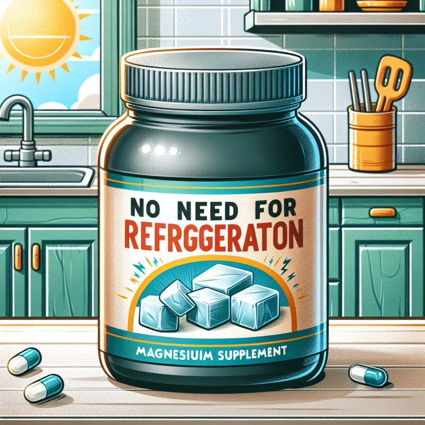 ¿Es necesario refrigerar Magnesium?