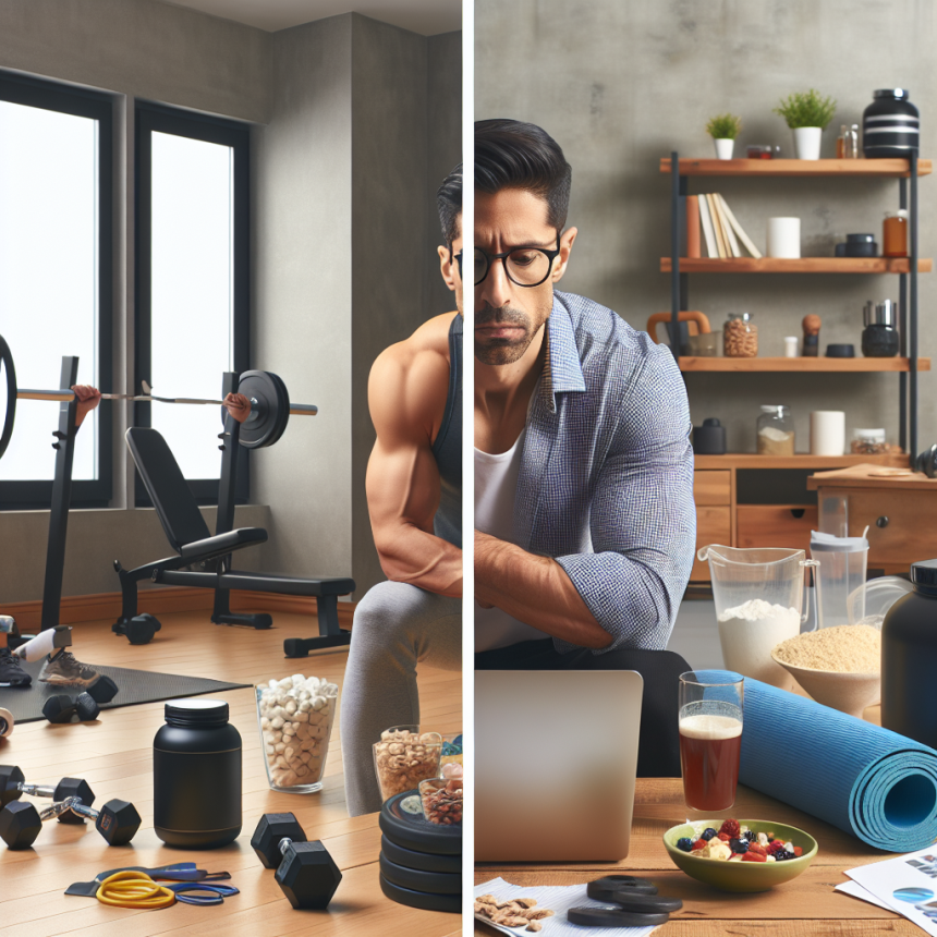 Preparativos para ganar masa muscular y dificultad para concentrarse