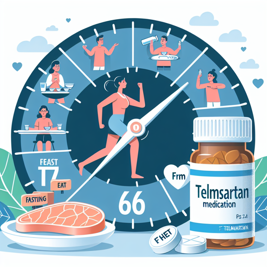 ¿Se puede usar Telmisartan durante el ayuno intermitente?