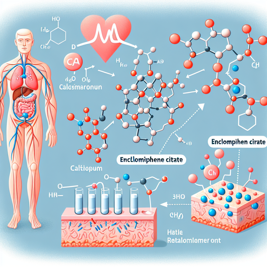 Cómo afecta Enclomiphene citrate al metabolismo del calcio