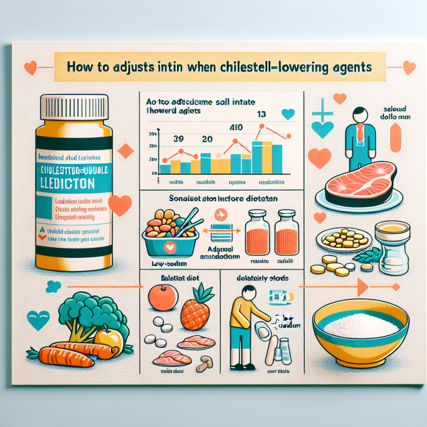 Cómo ajustar la ingesta de sal al usar Colesterol - agentes reductores