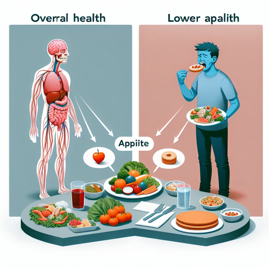 El impacto de Salud general sobre el apetito