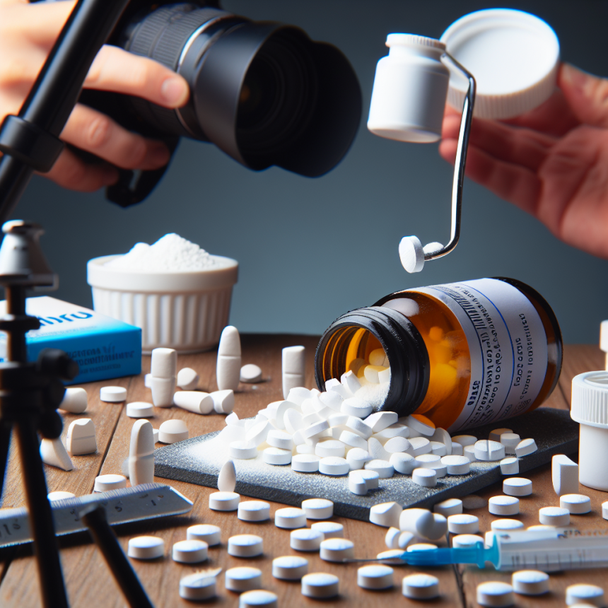 Pitavastatina cálcica en preparación para sesiones fotográficas