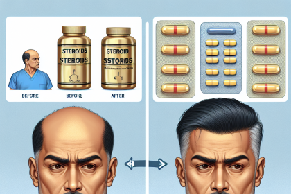 ¿Puede Cursos de esteroides causar caída del cabello?