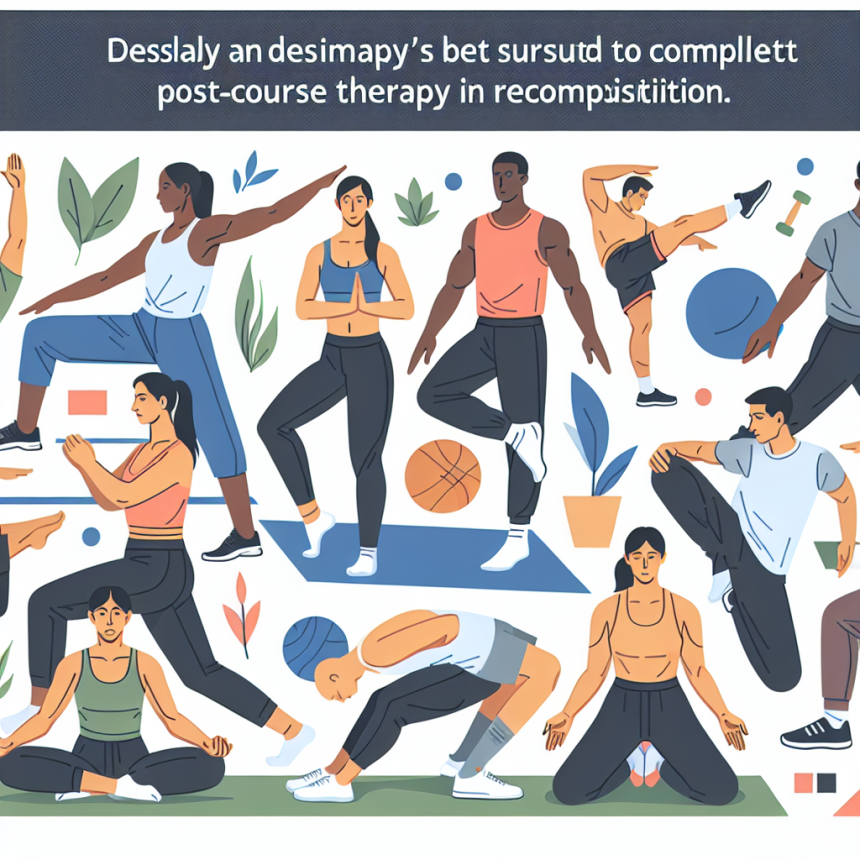 Qué ejercicios complementan mejor a Terapia posterior al curso en recomposición