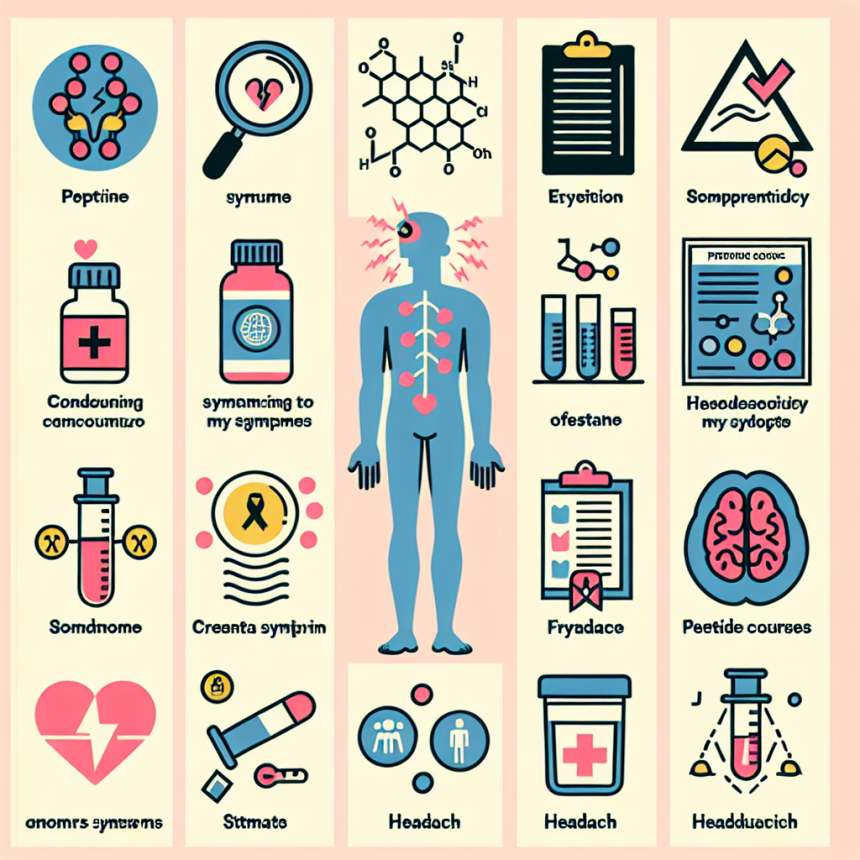 Qué síntomas pueden confundirse con efectos de Cursos de péptidos