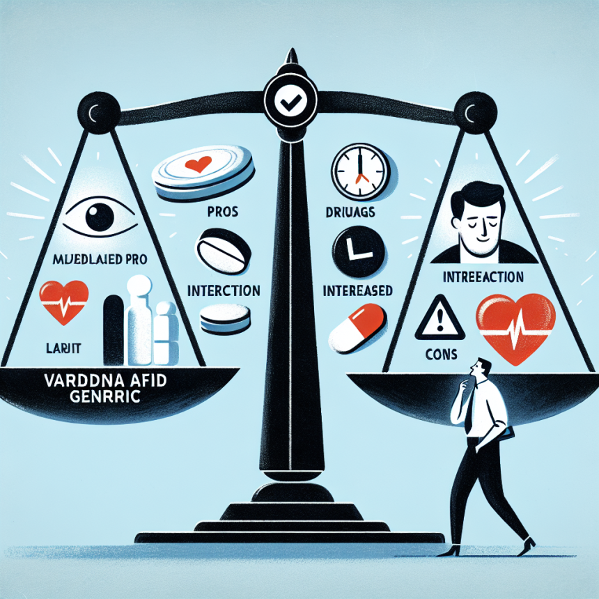 Vardenafil (Levitra Generic) en combinación con cardio: pros y contras